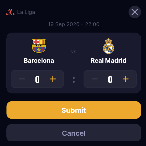 Predict your score